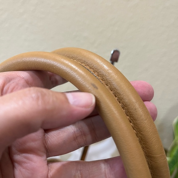 MCM COGNAC DRAWSTRING STUDDED HANDBAG - Picture 9 of 13